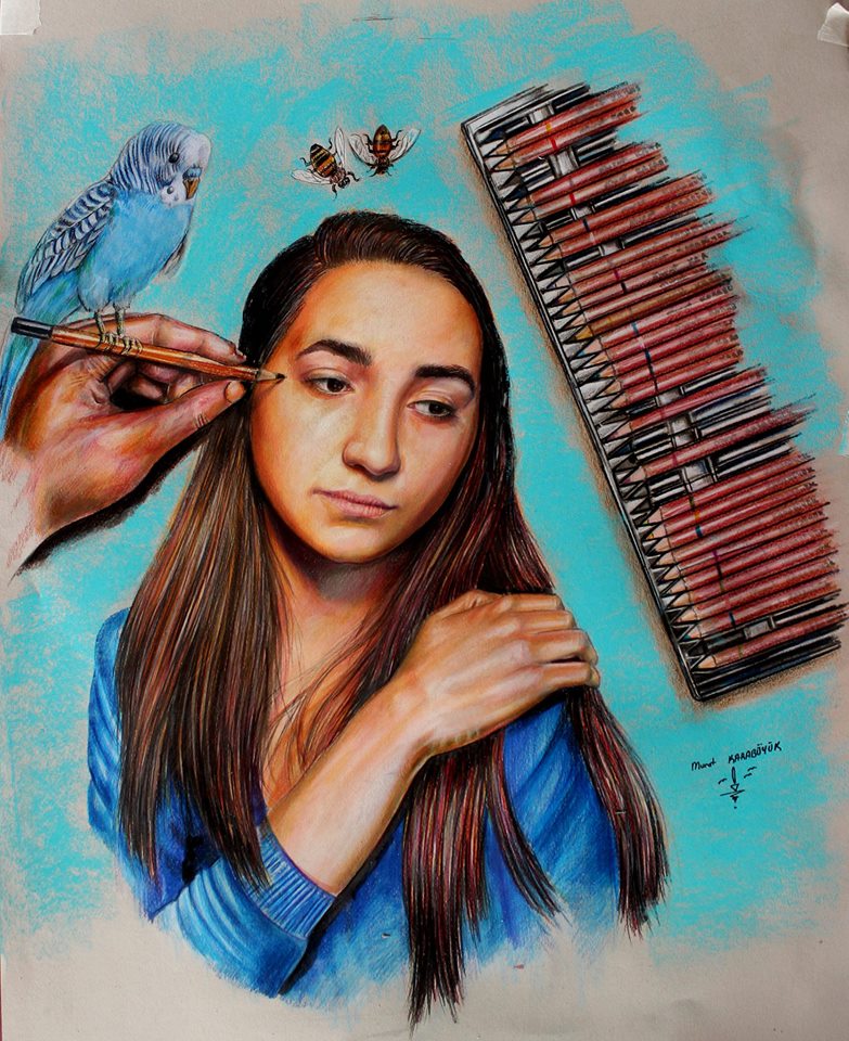 pastel Yağlıboya Portre Çalışmaları ankara Ankara 16